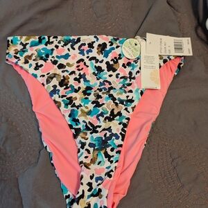 Citrus Colorful Camo Bikini Bottom